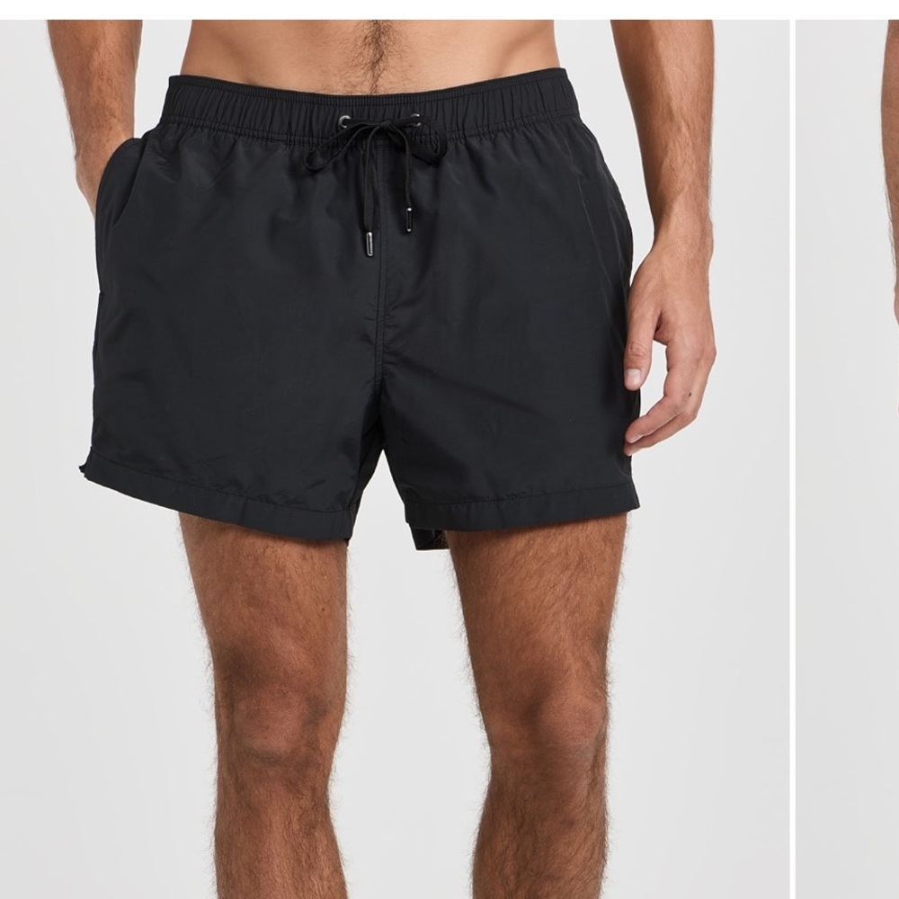 Onia Charles 5" Swim Trunk Lined Black